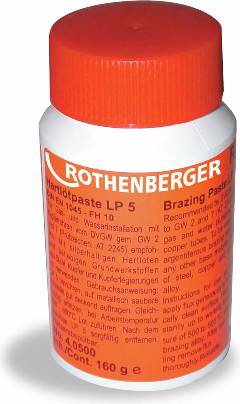 Rothenberger Pasta per brasatura forte LP5, DIN 29454, 160 g, 1 pz.