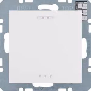 Berker 75441259 Termostato per edifici con interfaccia a pulsante, bianco polare, lucido Berker S.1/B