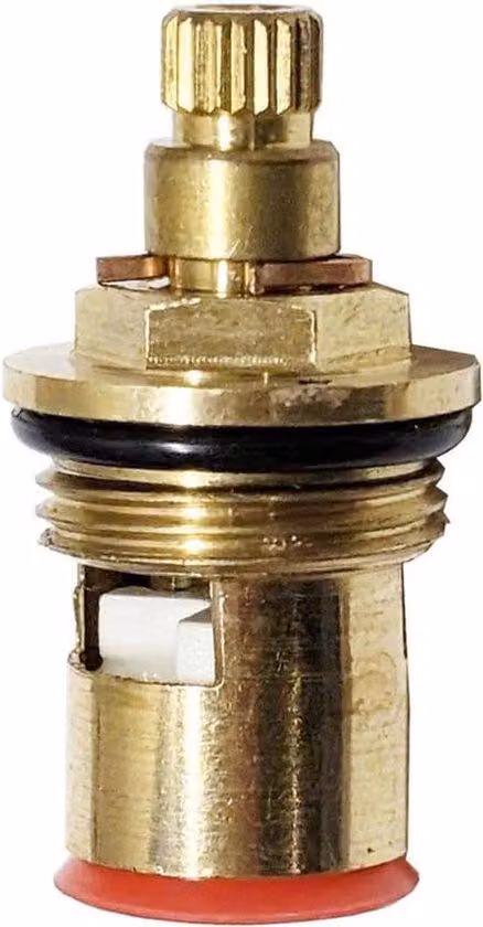 Componenti di ricambio in Vetroceramica per rubinetti da bagno, con 20 denti - Valvola di ricambio per rubinetti da bagno e miscelatori da cucina (tipo A, filo singolo)