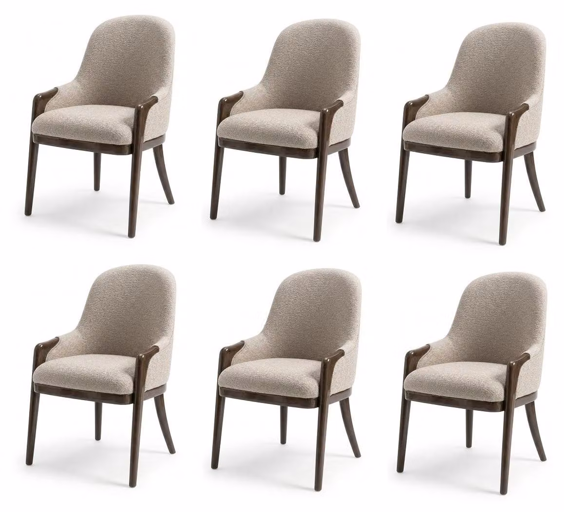 6 sedie, imbottite, dal design moderno, confortevoli, di alta qualità ed eleganti