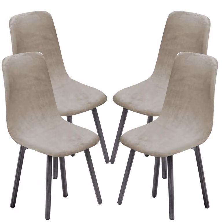 Set di 4 coprisedie in stile Mid-Century Modern: una protezione elegante per le sedie da pranzo