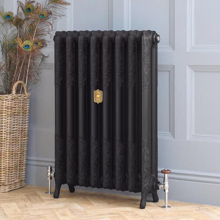Radiatore Tradizionale in Ghisa - Nero Ardesia - 950mm x 334mm