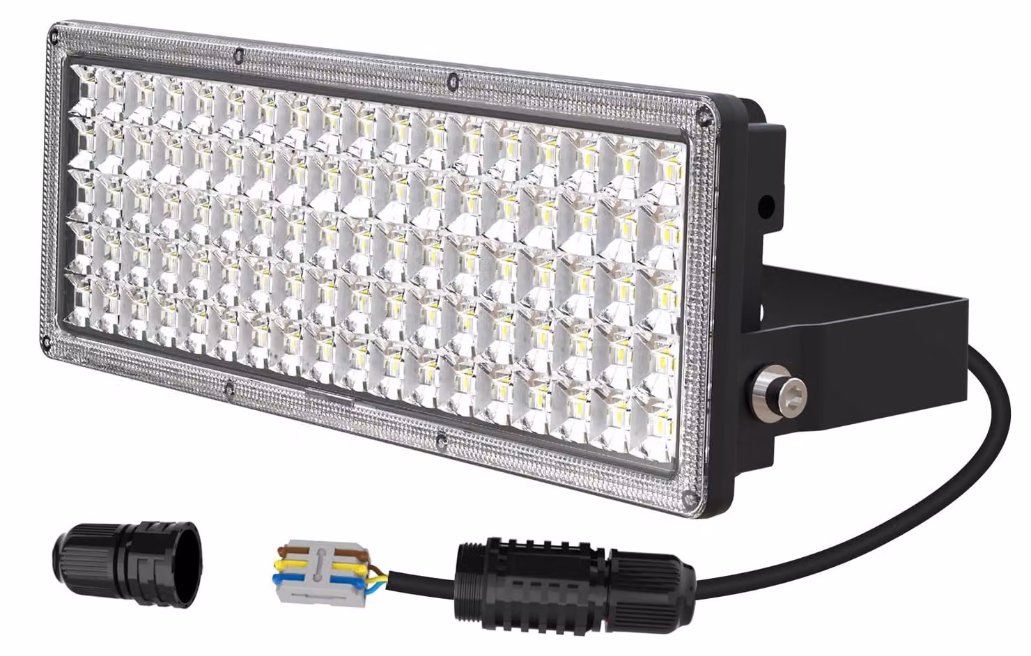 Proiettore LED da esterno da 100W, 14000 lumen, grado di protezione IP67, senza sfarfallio, temperatura di colore 6500K
