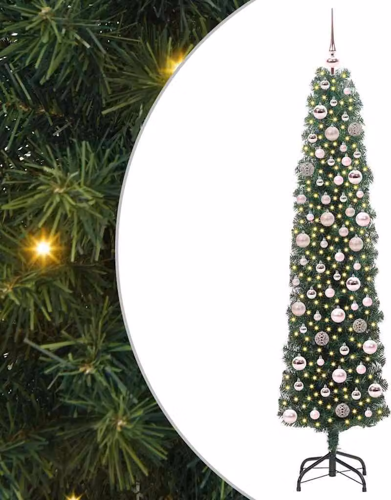 Maison Exclusive - Albero di Natale artificiale con 300 LED e supporto verde 180 cm