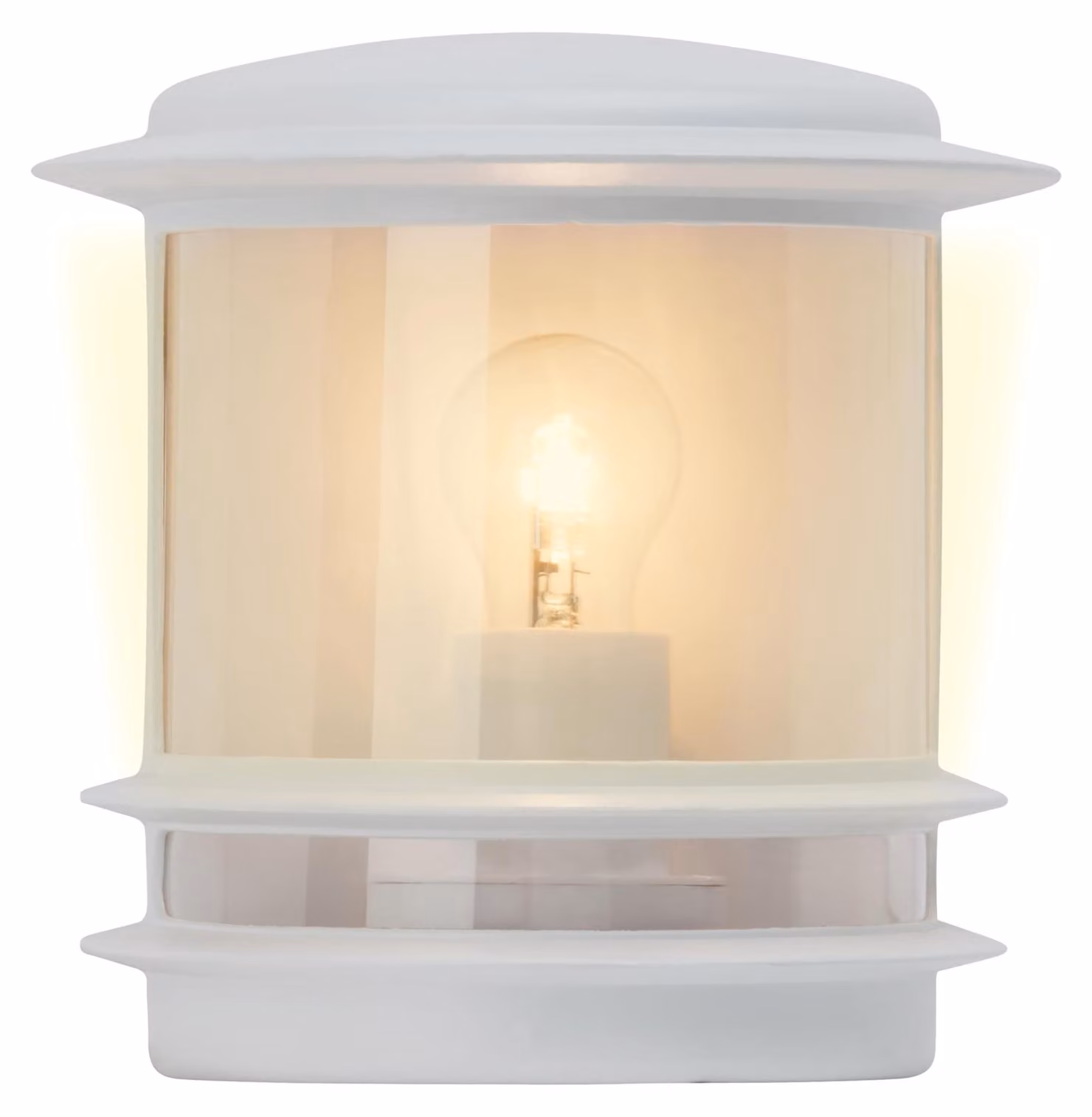 Lampada da parete con sensore di movimento, attacco E27, massimo 60 W, bianca, 24 cm