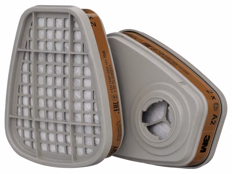 Filtro antiparticolato A2 per gas e combinazioni, 3M 70071617933, confezione da 8 pezzi