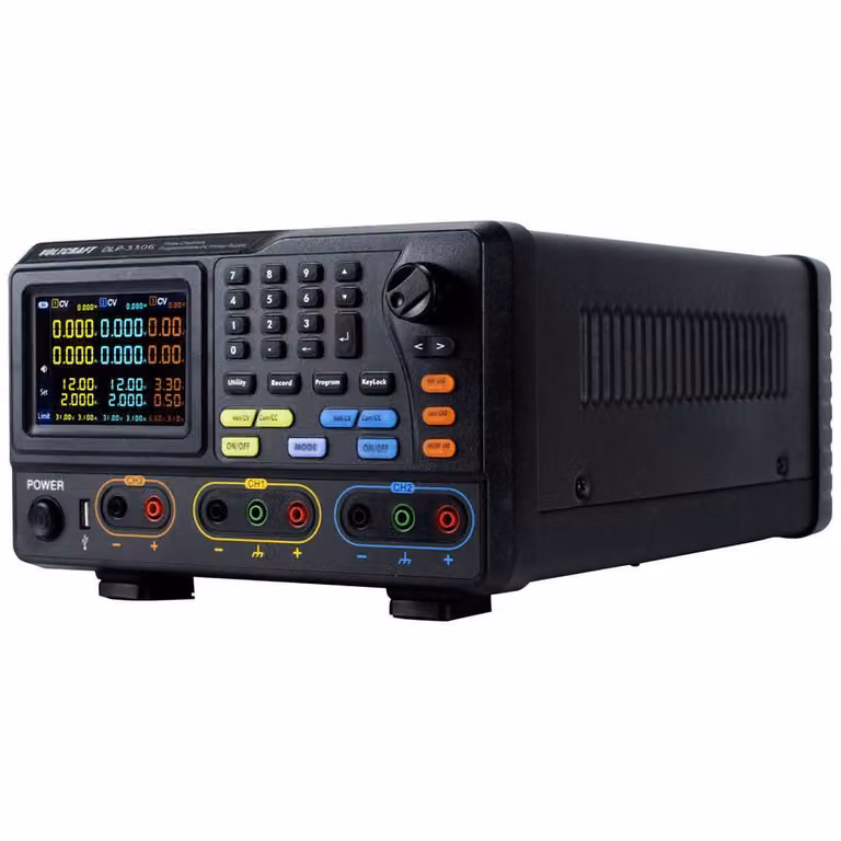 VOLTCRAFT DLP-3306 Alimentatore da laboratorio, regolabile 0 - 30 V 0 - 6 A 378 W Funzione slave RS-232 Numero di uscite 3 x (VC-130