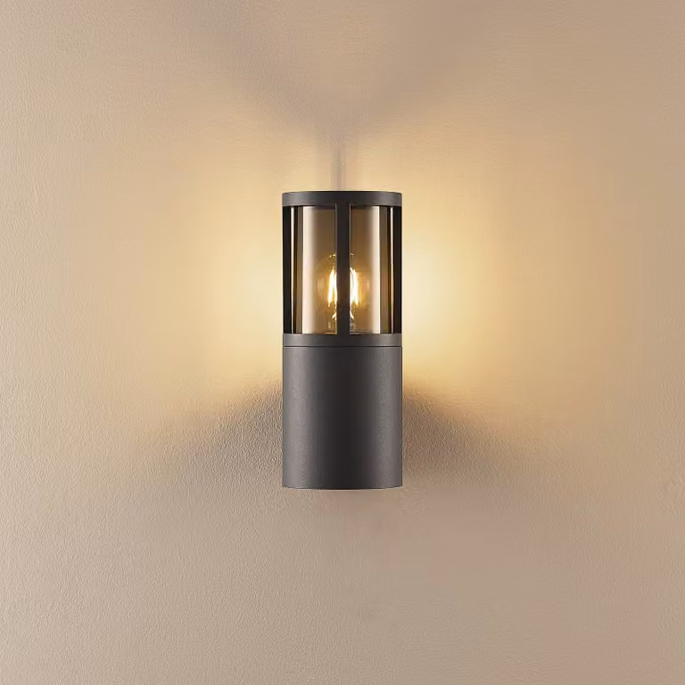 Deko-Light Applique da esterni Facado II, dimmerabile, Alluminio / Grigio / Zincato, Alluminio, Moderno, Applique da esterni