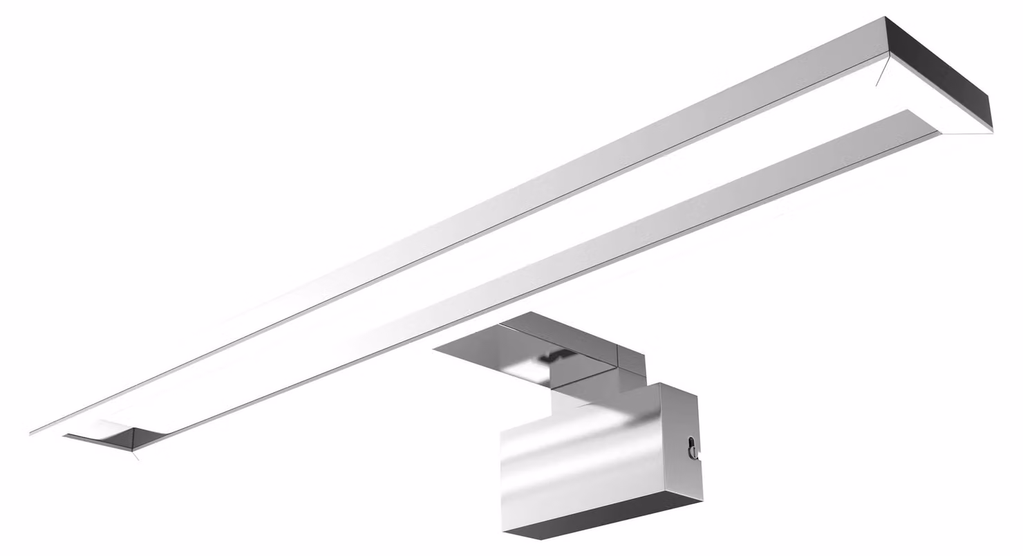 Lampada a LED per bagno OSRAM Orbis Saturn, finitura cromata, 4000 K, luce bianca fredda, 700 lm, 10 W