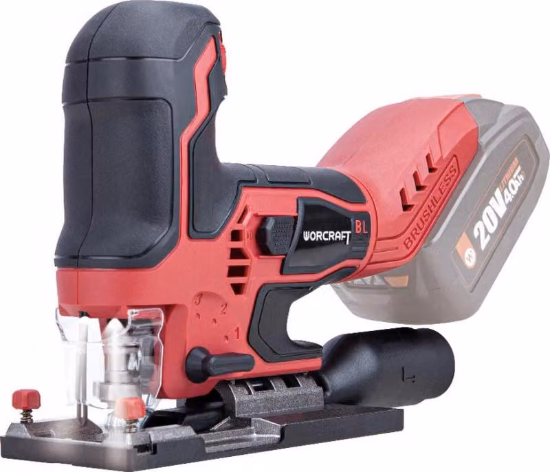 Worcraft CJS-S20LiB, 20V, ioni di litio, sega diritta, senza carbone