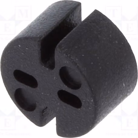 10 distanziatori, diametro esterno: 5,1 mm, diametro LED: 5 mm, LED nero, lunghezza: 3 mm. Codice prodotto: 8GE04V80379. Distanziatore