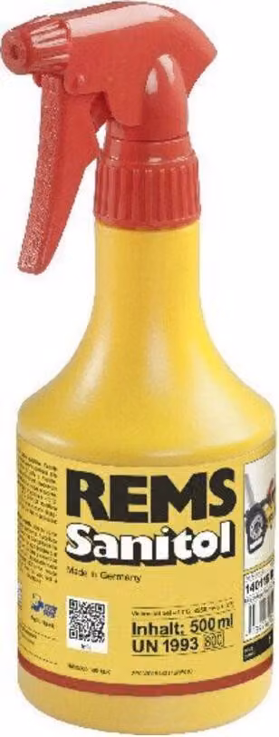 Agente di spillatura Rems Sanitol 600Ml per sistemi di acqua potabile
