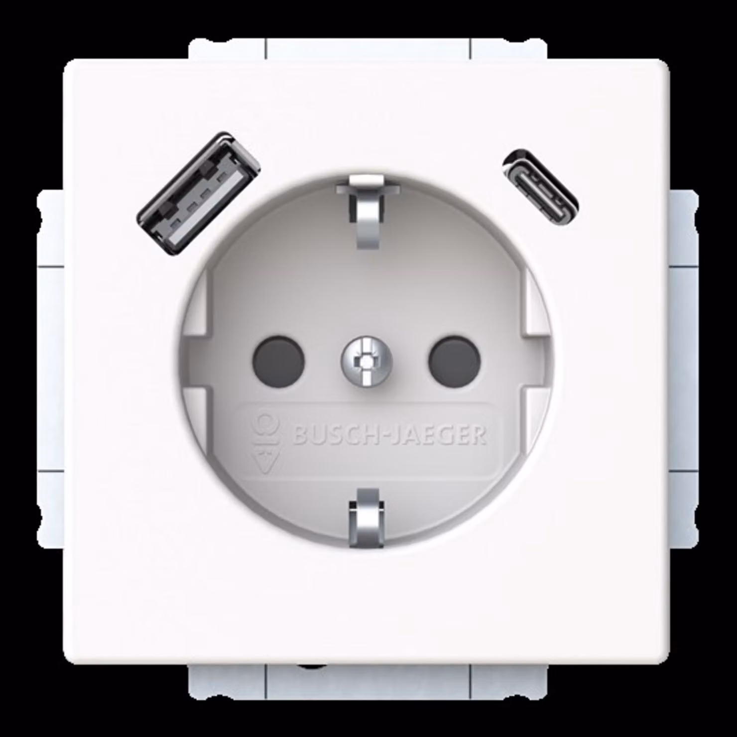 Busch-Jaeger SCHUKO Steckdose USB-A+C 20 EUCB2USBAC-884 (2CKA002011A6310)