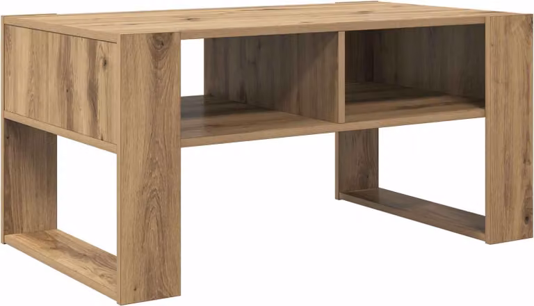 Tavolino da salotto Rovere artigianale 92 x 53 x 45 cm