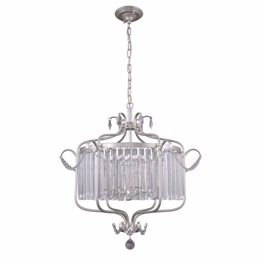Italux Rinaldo lampadario con cristalli in nichel PND-33057-6-CH.S