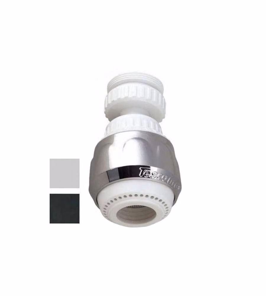 Rompigetto Snodato Cromo/Bianco F22 Presto Tescoma