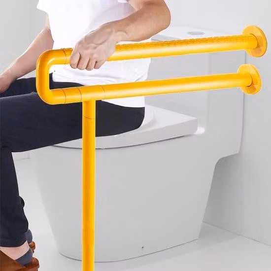 Barriere di sicurezza per WC - Scaletta di sicurezza da parete per WC con superficie antiscivolo - per le gambe - portata massima 150 kg