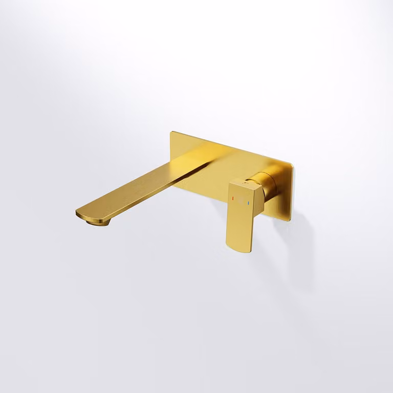 Steinberg Série 342 Mitigeur mural pour lavabo, Set de finition, saillie 220mm, 34218643BG, 34218643BG
