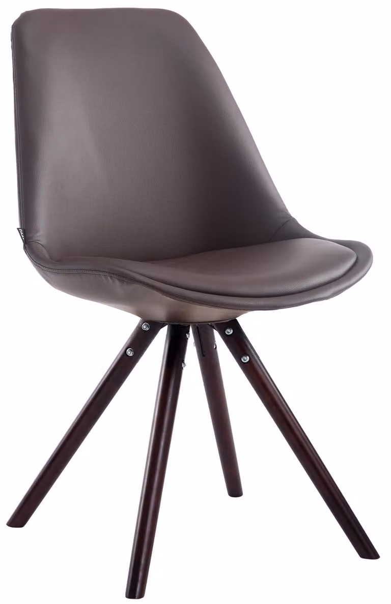 Sedia visitatore Laval Cappuccino rotonda
