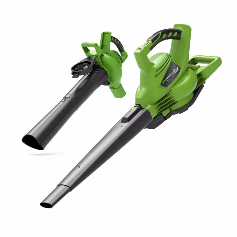 Greenworks 40V Soffiatore / Aspirafoglie 280 km/h - Senza batteria