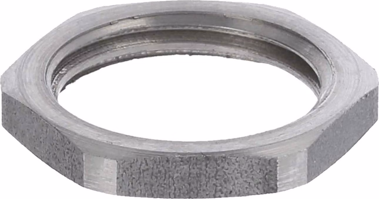 WISKA, controdado in acciaio inossidabile M16x1,5, modello GVA-M16, esagonale, acciaio inossidabile (1.4305), colore argento - 1 pezzo