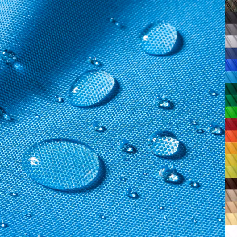 Tessuto poliestere impermeabile, dimensioni 200x160 cm, ideale per tende e teloni