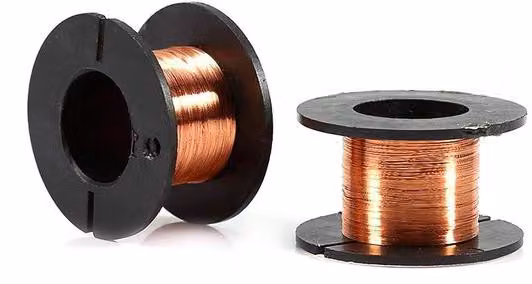 Set di fili di rame, fili rifilati, 5 pezzi, 0,1 mm di diametro, lunghezza 15 metri