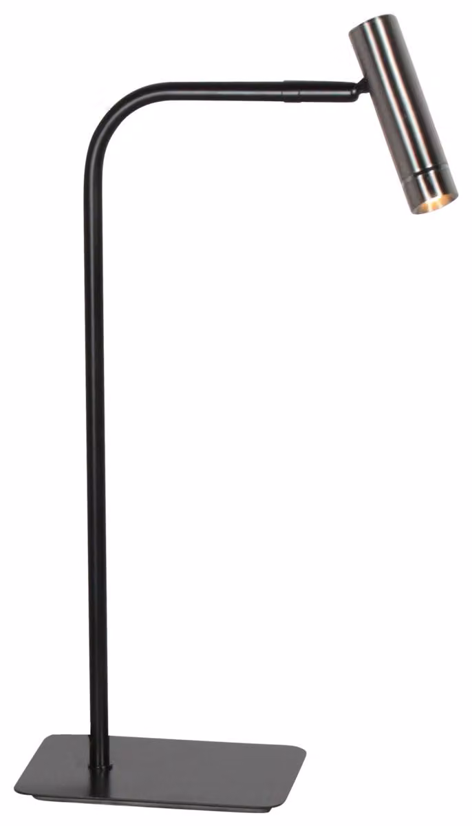 Lampada da tavolo - acciaio nero - Lumo - metallo - lampada da scrivania - LED - 4606ST - Mexlite