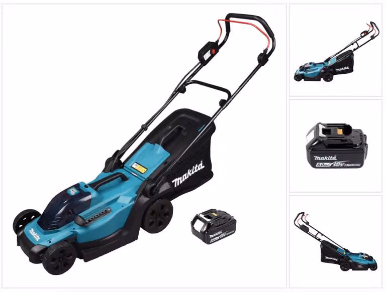 Rasaerba a batteria Makita DLM 330 G1 18 V 33 cm 30 l + 1x batteria 6,0 Ah - senza caricabatterie