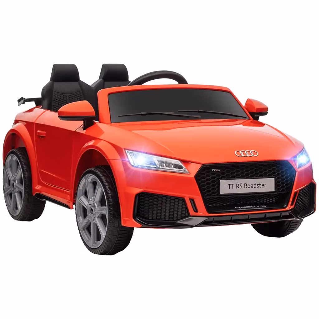 Auto Elettrica per Bambini Audi TT RS con Telecomando 2.4G e Fari LED, Colore Rosso, L/P/H: 102 x 60 x 44 cm – 2