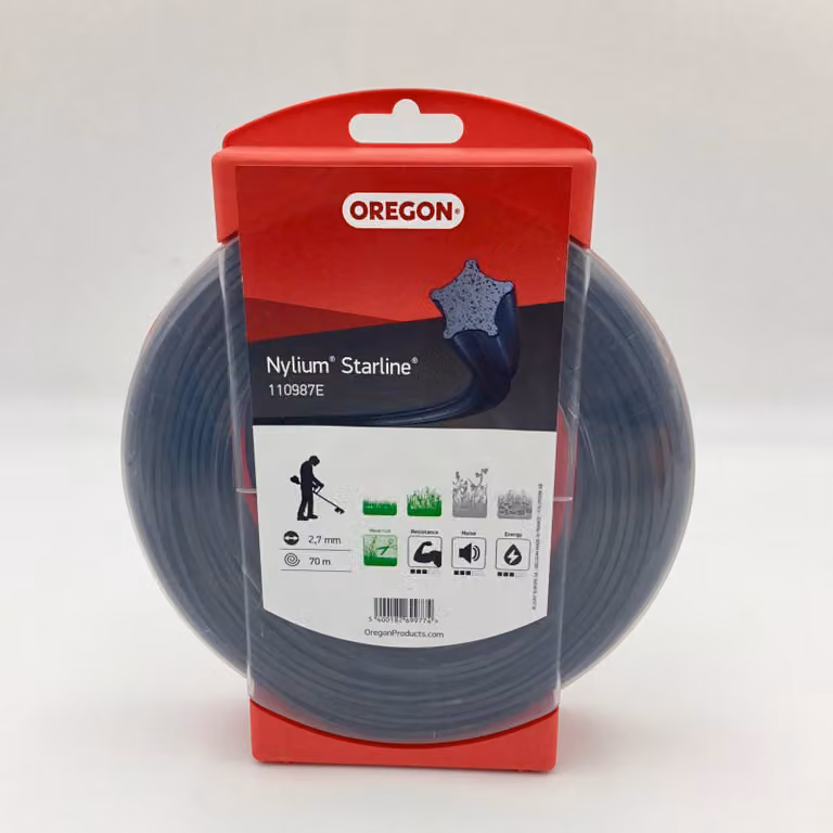 OREGON Filo per falciatura, filo per trimmer - NYLIUM Starline - 2,7 mm 70 m 110987E
