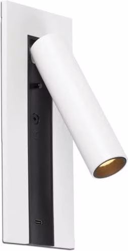 GABO USB C Lampada da parete lettore bianco
