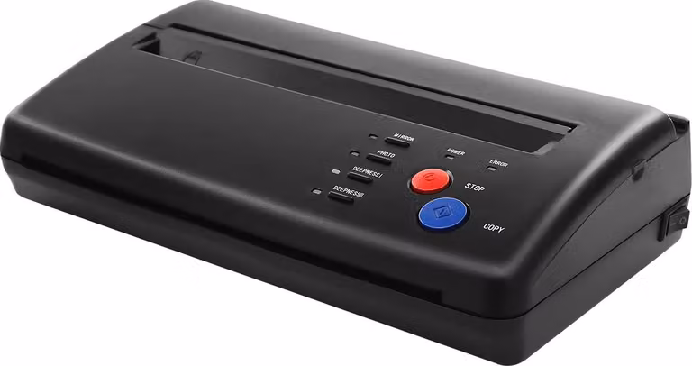 Macchina per trasferimento, tecnologia senza inchiostro, design portatile, colore nero, alimentazione 100V-240V, spina di tipo EU