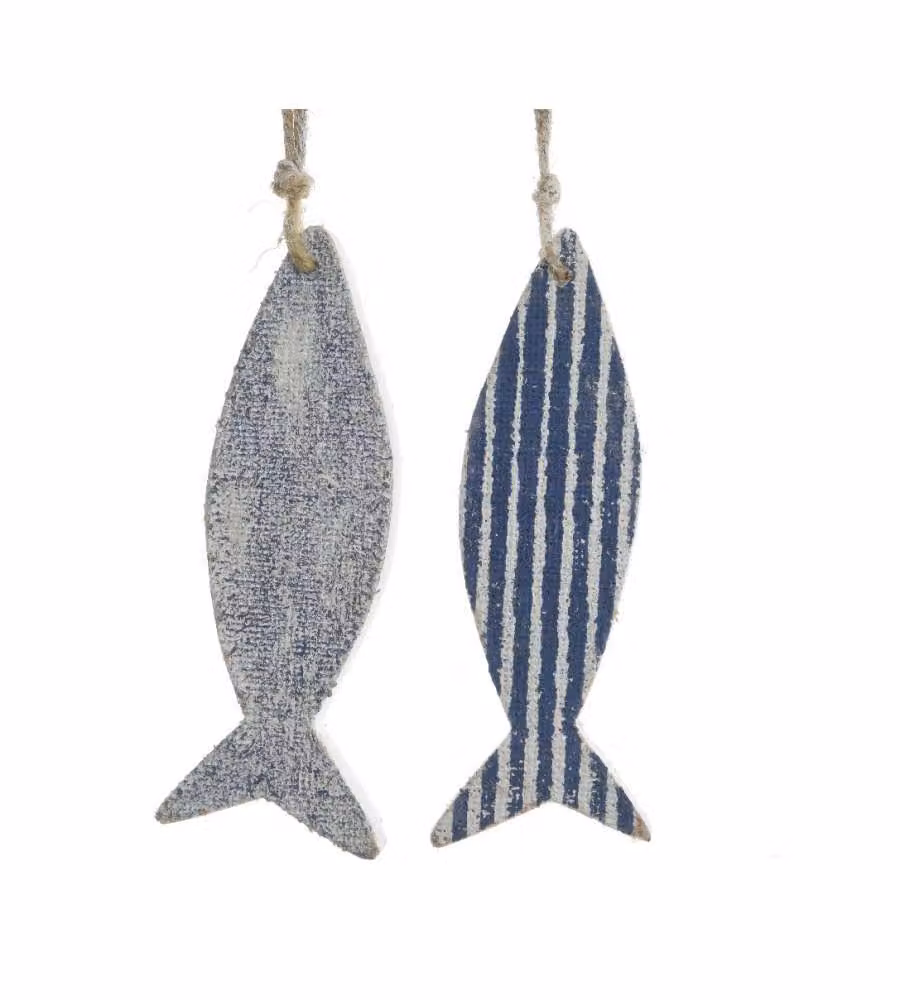 Pesce decorativo MDF e corda