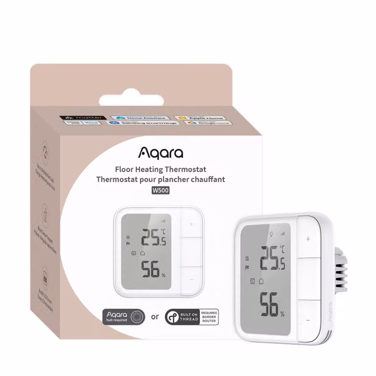 Termostato per riscaldamento a pavimento Aqara W500