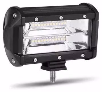 Barra LED potente da 13 cm e 72 W, 24 LED, lampada alogena/faro, 12 V/24 V