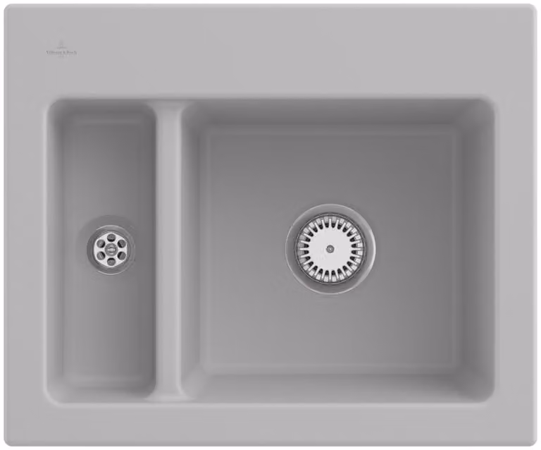 Lavello da cucina Villeroy&Boch, lavello da cucina Subway 60 XM Steam 620x510mm, larghezza base 60cm