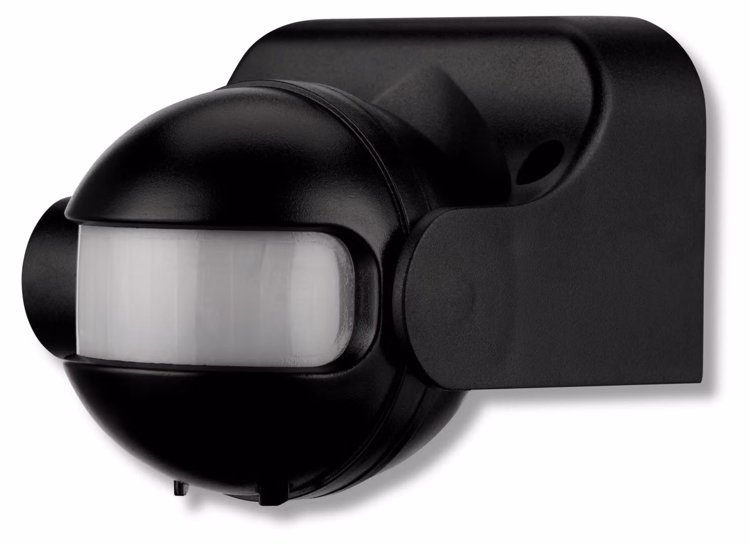 Sensore di movimento da incasso per esterno, grado di protezione IP44, compatibile con LED, montaggio a parete, colore nero