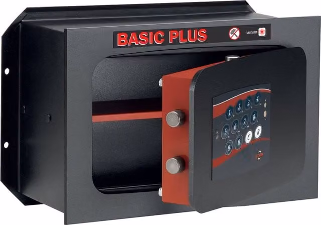 Cassaforte elettronica Basic Plus 1850 ALP Stark in acciaio nero L 36 cm x P 23 cm x H 19,5 cm