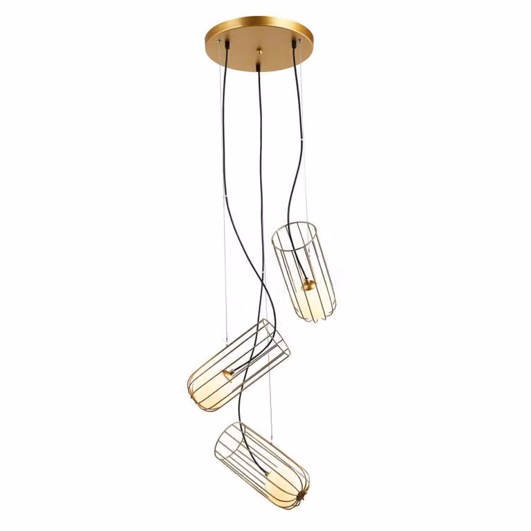 Italux Coco lampadario moderno oro MDM-3941/3 GD
