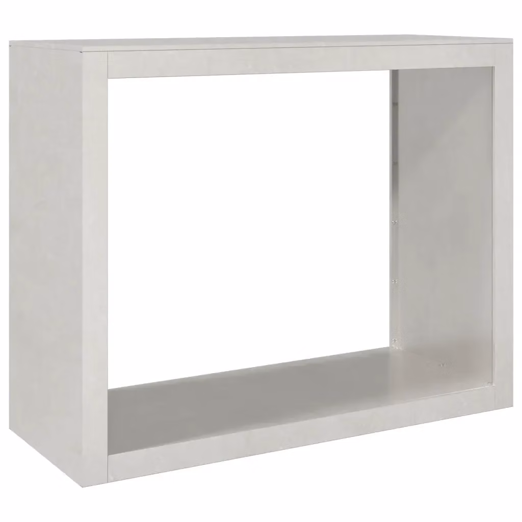 Rastrelliera per Legna da Ardere vidaXL in Acciaio Inox, Colore Argento o Marrone, L 100 cm x P 40 cm x H 80 cm – 2