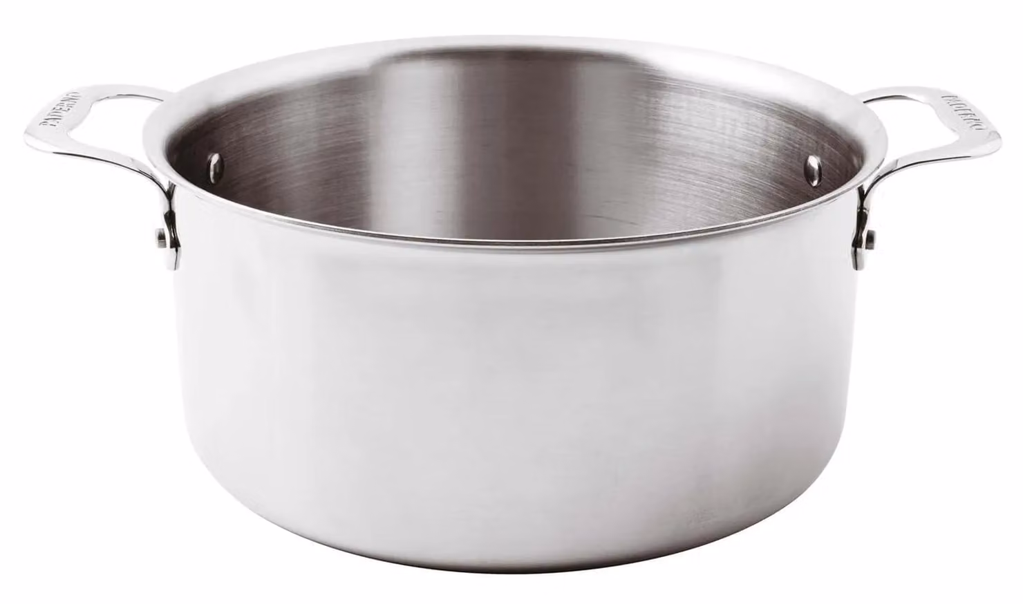 Casseruola alta Serie 12200 5-Ply in Alu-inox con due maniglie per induzione, diam.28cm