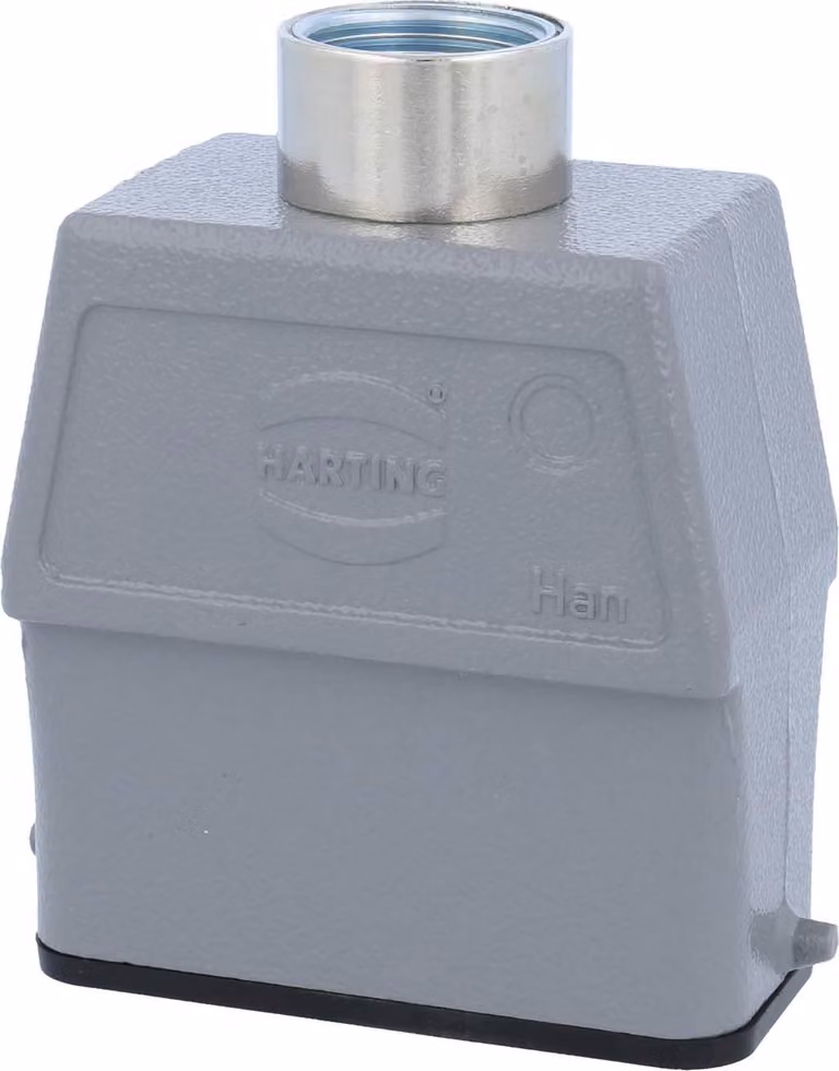 HARTING Han 10A Contenitore alto, 1xM20 uscita cavo diritta, per 1 staffa (nella parte inferiore) Vite M20