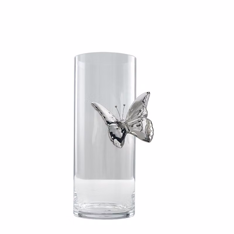 Vaso in vetro Illusion Butterfly Collection Adriani e Rossi