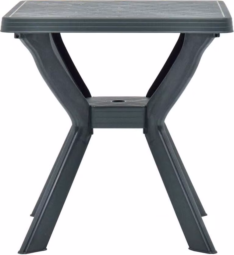 Tavolo da Bistrot Verde 70x70x72 cm in Plastica