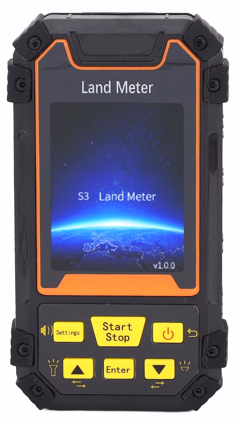 Misuratore di superficie del terreno portatile con GPS, telemetro laser portatile ad alta precisione