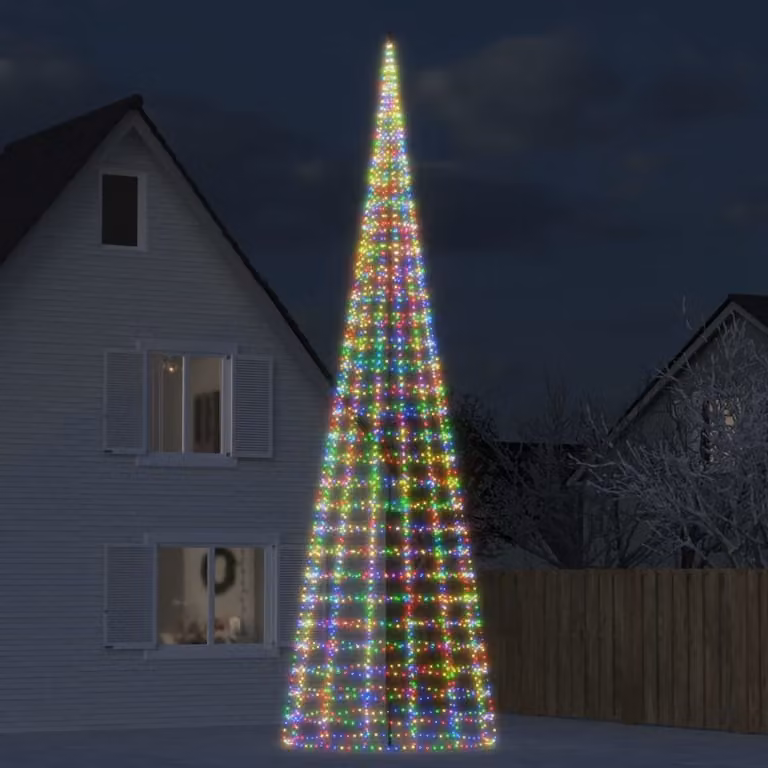 Maison Exclusive - Albero di Natale a LED, 3000 luci, multicolore, 800 cm