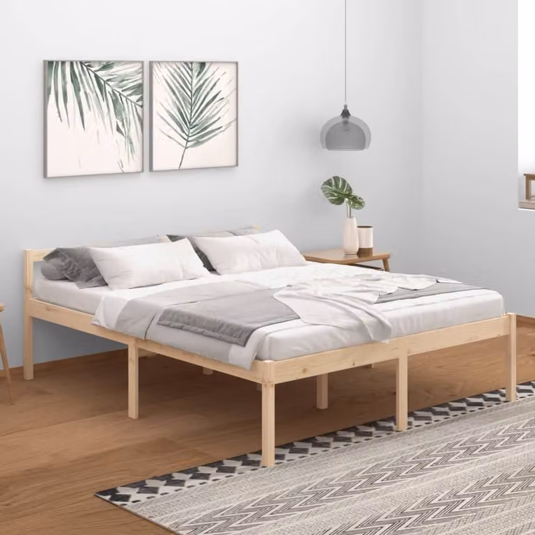 The Living Store Letto Senior 160x200 cm Pino massiccio
