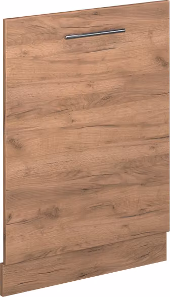 Pannello frontale della lavastoviglie Vicco Fame-Line Rovere dorato 60 cm senza piano di lavoro, Model 54318