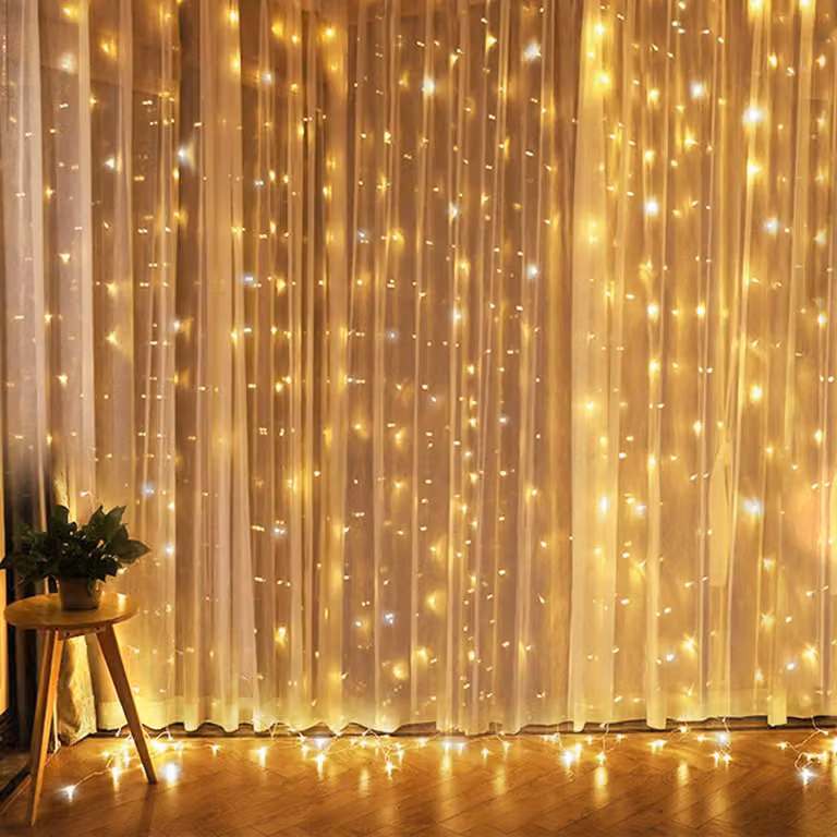 Solight 1V10, Catena luminosa decorativa, Argento, IP20, 6 h, 18 h, 300 lampadine